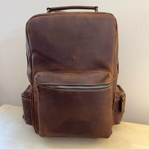 Duluth Leather Laptop Backpack